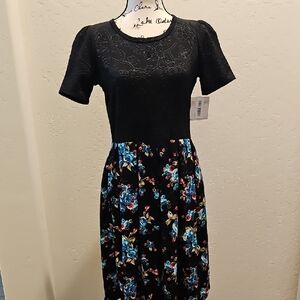 Black Amelia Floral Dress Unicorn